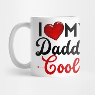 I Love / I Heart Hot Dads Mug
